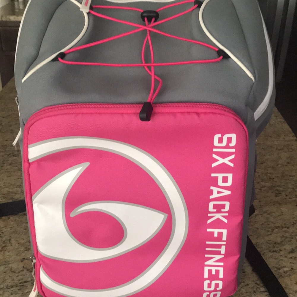 Six pack fitness meal prep backpack